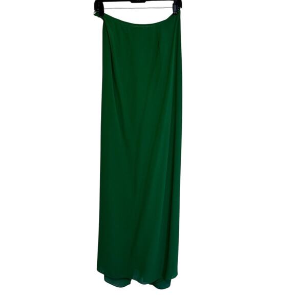 New NWT Reformation Alana Two Piece Kelly Green Maxi Dress Size 10 - Picture 4 of 16